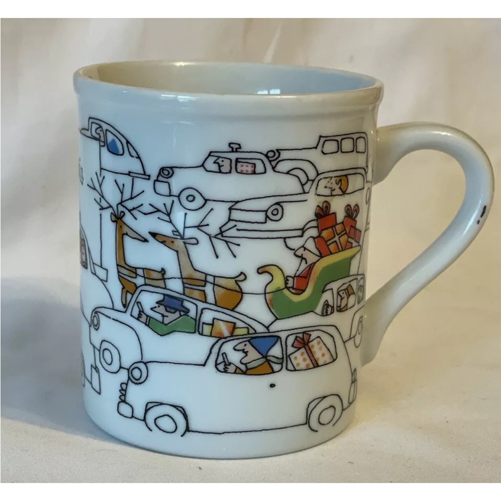 EUC Toscany Collection US Mail Christmas Coffee Mug